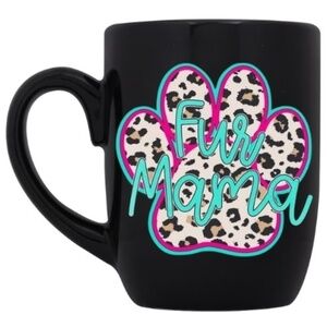 Fur Mama Black Coffee Cup Mug
